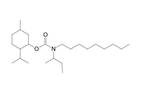 Carbonic acid, monoamide, N-(2-butyl)-N-nonyl-, 1-menthyl ester