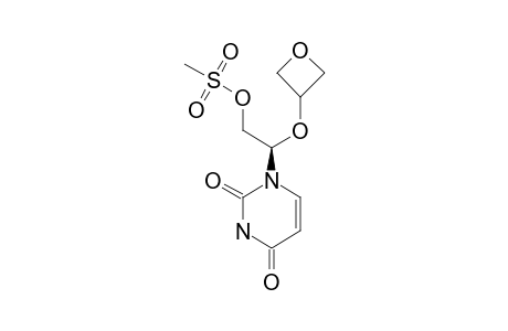 3',5'-ANHYDRO-2'-O-(METHYLSULFONYL)-2',3'-SECOURIDINE;1-((1R)-2-(METHYLSULFONYLOXY)-1-[(OXETAN-3-YL)-OXY]-ETHYL)-URACIL