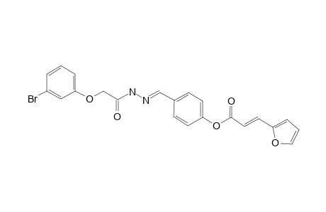 3-Furan-2-yl-acrylic acid 4-[[2-(3-bromo-phenoxy)-acetyl]-hydrazonomethyl]-phenyl ester