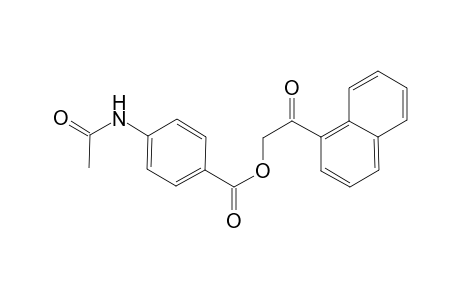 2-(1-Naphthyl)-2-oxoethyl 4-(acetylamino)benzoate