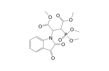 Dimethyl 2-(dimethoxyphosphoryl)-3-(2,3-dioxo-2,3-dihydro-1H-indol-1-yl)succinate