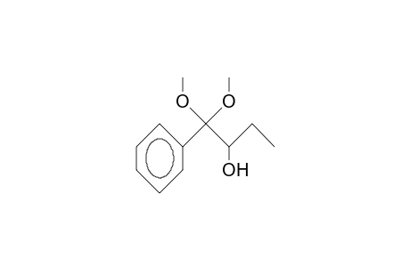 Benzeneethanol, alpha-ethyl-beta,beta-dimethoxy-