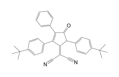 3,5-Bis(4-tert-butylphenyl)-4-dicyanomethylene-2-phenyl-2-cyclopentene-1-one