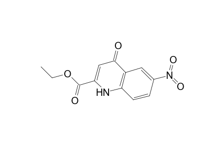 4-hydroxy-6-nitroquinaldic acid, ethyl ester