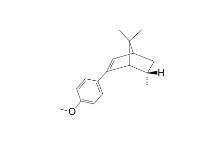 2-(4'-METHOXYPHENYL)-ENDO-6,7,7-TRIMETHYLBICYCLO-[2.2.1]-HEPT-2-ENE