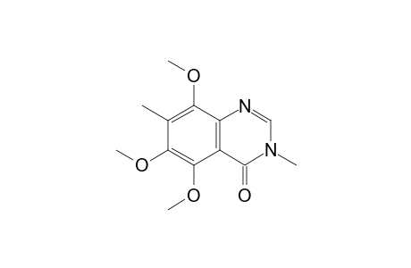 5,6,8-Trimethoxy-3,7-dimethyl-4(3H)-quinazolinone