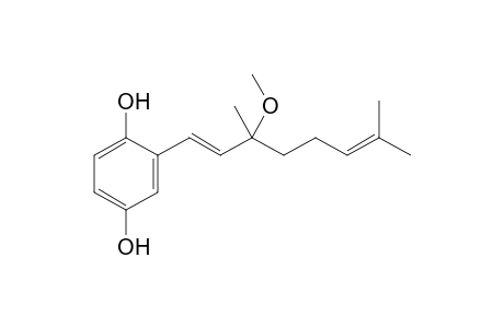 2-[(1'E)-3'-Methoxy-3',7'-dimethylocta-1',6'-dienyl]benzene-1,4-diol