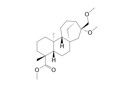 16,17-Dihydroxykauran-18-oic acid, o,o,o-tris-methyl