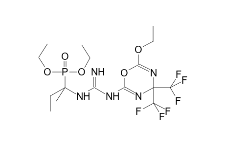 O,O-DIETHYL-1-{3-[2-ETHOXY-4,4-BIS(TRIFLUOROMETHYL)-1,3,5-OXADIAZIN-6-YL]GUANIDINO}-1-METHYLPROPYLPHOSPHONATE