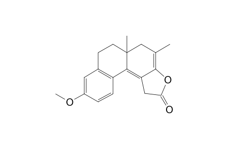 9-Methoxy-4,5a-dimethyl-5,5a,6,7-tetrahydrophenanthro[3,4-b]furan-2(1H)-one