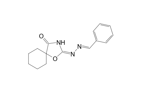 1-oxa-3-azaspiro[4,5]decane-2,4-dione, 2-azine with benzaldehyde