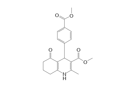 4-(4-carbomethoxyphenyl)-5-keto-2-methyl-4,6,7,8-tetrahydro-1H-quinoline-3-carboxylic acid methyl ester