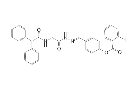 benzoic acid, 2-iodo-, 4-[(E)-[2-[2-[(2,2-diphenylacetyl)amino]acetyl]hydrazono]methyl]phenyl ester