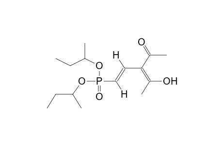 DI-SEC-BUTYL 3-ACETYL-4-HYDROXY-1,3(Z)-PENTADIENYLPHOSPHONATE