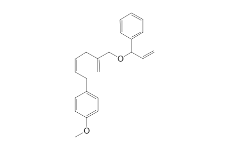 1-((2Z)-5-{[(1-Phenylprop-2-en-1-yl)oxy]methyl}hexa-2,5-dien-1-yl)-4-methoxybenzene