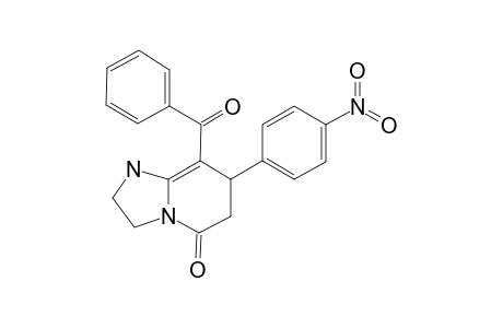 7-(4-nitrophenyl)-8-(phenylcarbonyl)-2,3,6,7-tetrahydro-1H-imidazo[1,2-a]pyridin-5-one