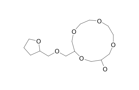 1,4,7,10-Tetraoxacyclotridecan-12-ol, 2-[[(tetrahydro-2-furanyl)methoxy]methyl]-