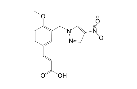 2-propenoic acid, 3-[4-methoxy-3-[(4-nitro-1H-pyrazol-1-yl)methyl]phenyl]-, (2E)-