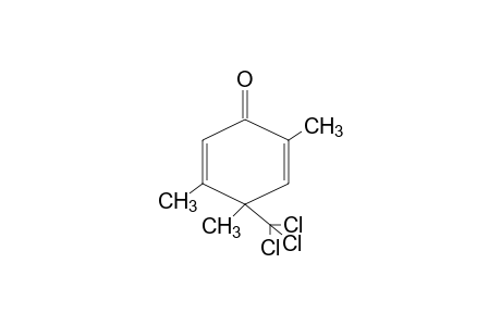 4-(trichloromethyl)-2,4,6-trimethyl-2,5-cyclohexadien-1-one