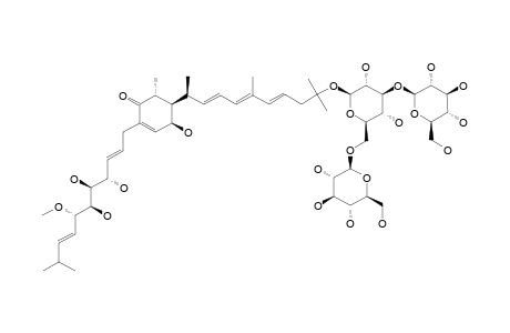 WOODWARDINOSIDE-B;WOODWARDINE-B-9-O-BETA-D-GLUCOPYRANOSYL-(1->3)-[BETA-D-GLUCOPYRANOSYL-(1->6)]-BETA-D-GLUCOPYRANOSIDE