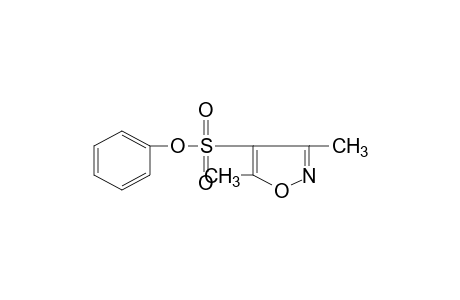 3,5-dimethyl-4-isoxazolesulfonic acid, phenyl ester