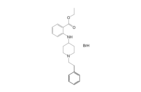 N-(1-phenethyl-4-piperidyl)anthranilic acid, ethyl ester, monohydrobromide