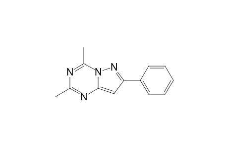 2,4-dimethyl-7-phenylpyrazolo[1,5-a]-s-triazine