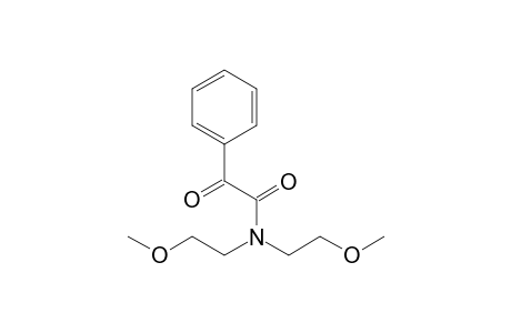 N,N-DI-(2-METHOXYETHYL)-ALPHA-PHENYL-ALPHA-KETOAMIDE