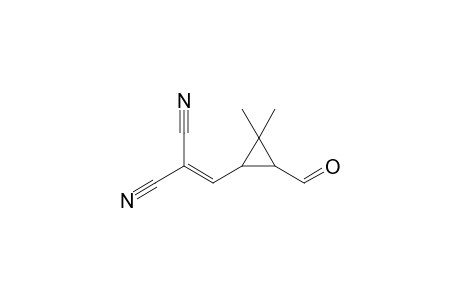 (Z)-2,2-Dimethyl-3-[2,2-dicyanoethenyl]cyclopropane-1-carboxaldehyde