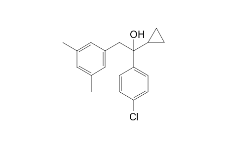 1-(4-Chlorophenyl)-1-cyclopropyl-2-(3,5-dimethylphenyl)ethan-1-ol