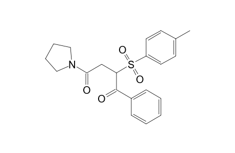 N-(4-Oxo-4-phenyl-3-tosyl-butyryl)-pyrrolidine