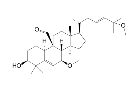 (23E)-3-BETA-HYDROXY-7-BETA,25-DIMETHOXY-CUCURBITA-5,23-DIEN-19-AL