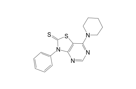 3-Phenyl-7-piperidin-1-yl-3H-thiazolo[4,5-d]pyrimidine-2-thione
