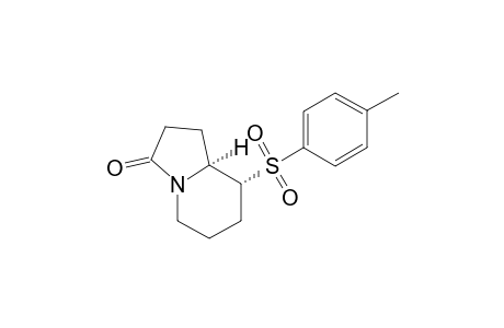 (8R,8aS)-8-[(p-Toluenesulfonyl)perhydro-3-indolizidinone