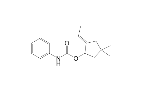 (E)-2-Ethylidene-4,4-dimethylcyclopentyl N-phenylcarbamate