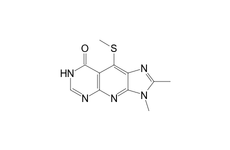 2,3-Dimethyl-9-methylsulfanyl-3,7-dihydro-3H-1,3,4,5,7-pentazacyclopenta[b]naphthalen-8-one