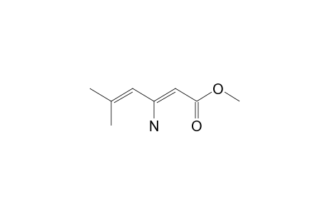 (2Z)-3-AMINO-5-METHYL-2,4-HEXADIENOIC-ACID-METHYLESTER