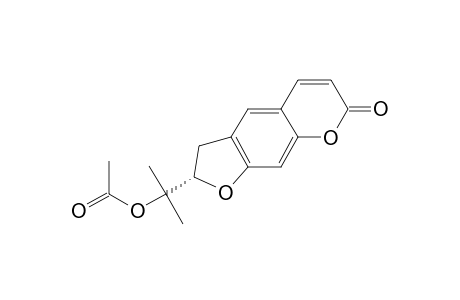 2-[(2S)-7-oxo-2,3-Dihydro-7H-furo[3,2-G]chromen-2-yl]propan-2-yl acetate