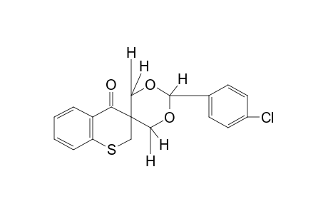 2'-(p-CHLOROPHENYL)SPIRO[2H-1-BENZOTHIOPYRAN-3(4H),5'-[1,3]DIOXAN]-4-ONE