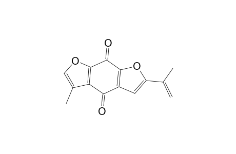 Benzo[1,2-b:5,4-b']difuran-4,8-dione, 5-methyl-2-(1-methylethenyl)-