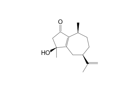 (3S,5R,8S)-3-Hydroxy-3,8-dimethyl-5-(prop-1-en-2-yl)-3,4,5,6,7,8-hexahydroazulen-1(2H)-one