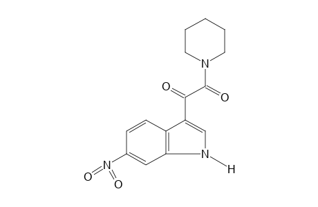 1-(6-nitroindol-3-ylglyoxyloyl)piperidine