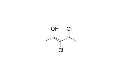 3-Chloro-2,4-pentanedione enol-form