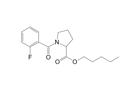 L-Proline, N-(2-fluorobenzoyl)-, pentyl ester