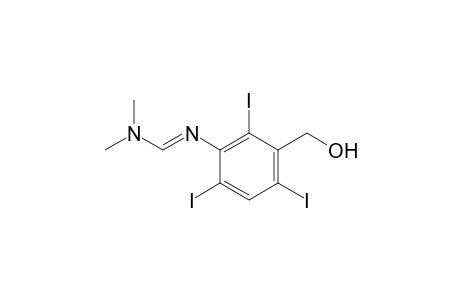 3-{[(dimethylamino)methylene]amino}-2,4,6-triiodobenzyl alcohol