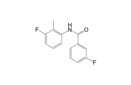 3-Fluoro-N-(3-fluoro-2-methylphenyl)benzamide