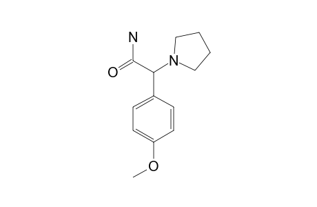 a-(p-methoxyphenyl)-1-pyrrolidineacetamide