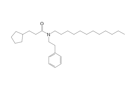 3-Cyclopentylpropionamide, N-(2-phenylethyl)-N-dodecyl-