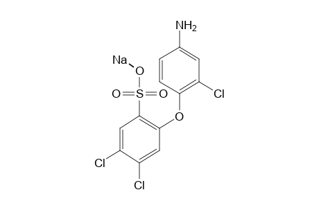 2-(4-amino-2-chlorophenoxy)-4,5-dichlorobenzenesulfonic acid, sodium salt