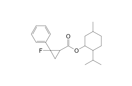 (-)-Menthyl 2-fluoro-2-phenylcyclopropanecarboxylate isomer